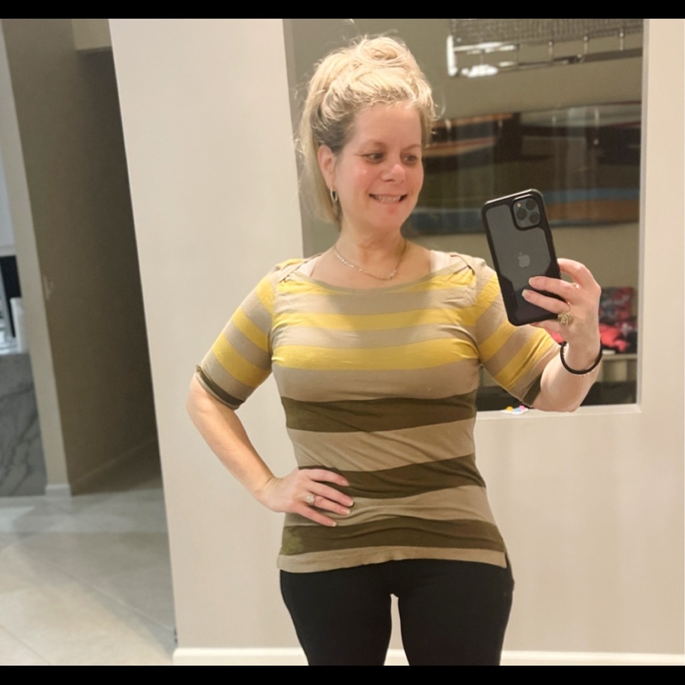 Burberry Brit XS 3/4 length sleeve top